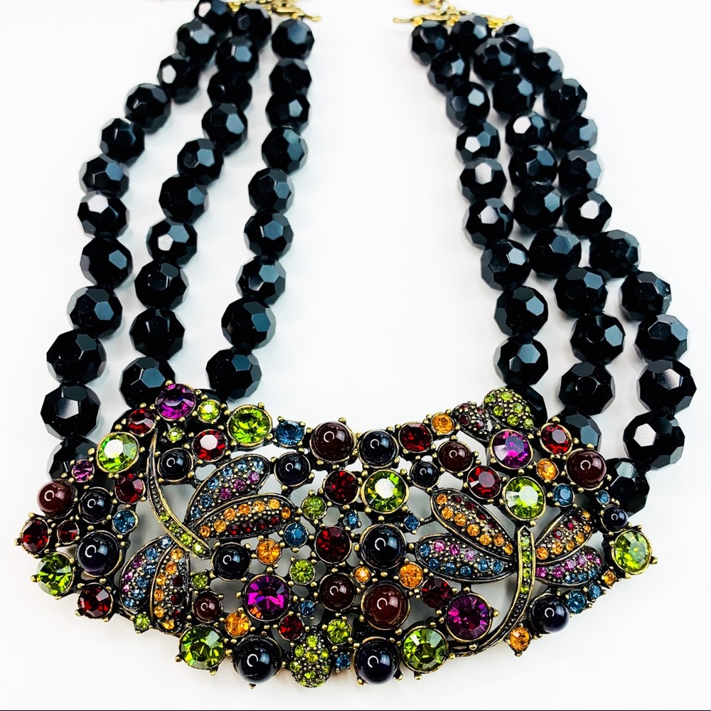 Heidi Daus Rhinestone Dragonfly Strand Necklace - Picture 2 of 4